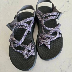Women's Chaco Sandals Size 6 Purple and Gray